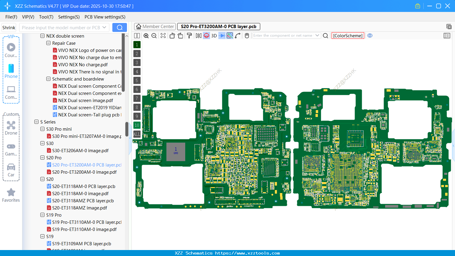 VIVO S20 Pro-ET3200AM-0 PCB Layer